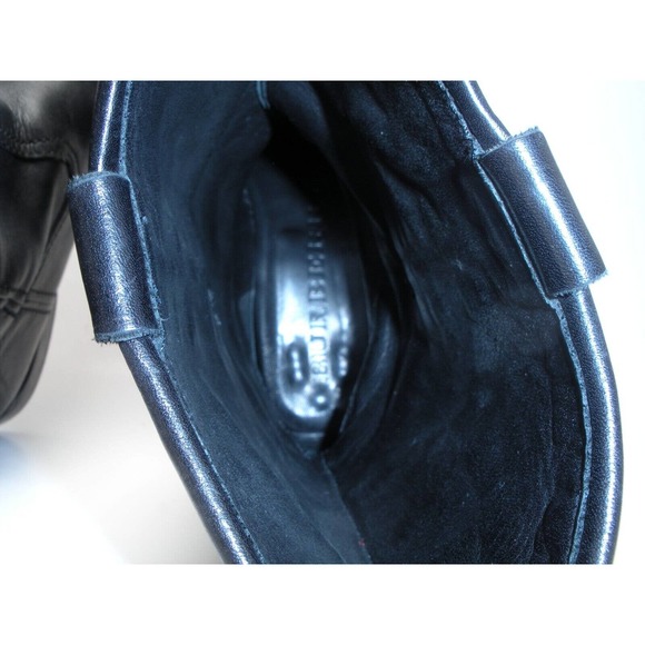 Woman’s Sz 10 Burberry Black Ankle Boots - Picture 12 of 15